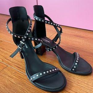 Zadig and Voltaire Black Heels with studs